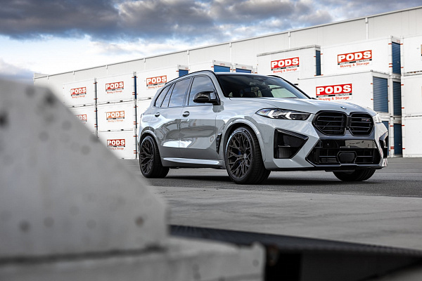 Фото дисков Brixton Forged PF13 R / RS Сатиновый темный лак на BMW X5/X5 M (G05/G18/F95)
