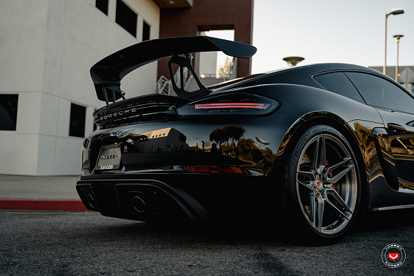 Фото дисков Vossen EVO-1 Глянцевый тонированный лак на Porsche Cayman III