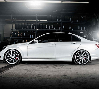 Фото дисков Vossen CVT на Mercedes-Benz C-Class (W204)