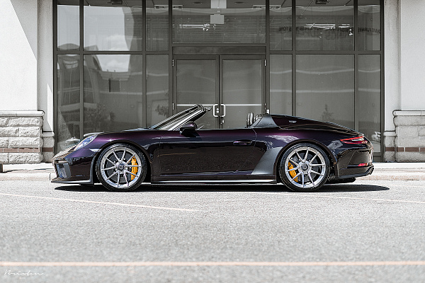 Фото дисков Brixton Forged WR3.2 Сатиновый тонированный лак на Porsche 911 VII