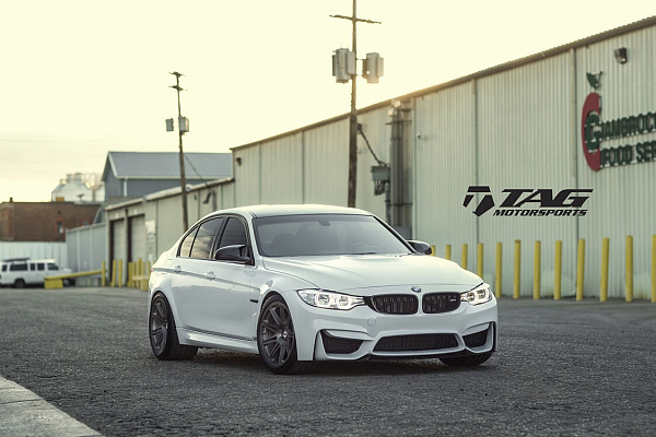 Фото дисков HRE 301M Сатиновый тонированный лак на BMW 3/M3 (F3x/F80)