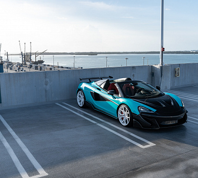 Фото дисков Vossen EVO-3R на McLaren 570S