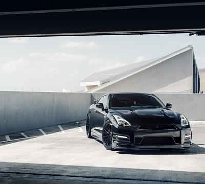 Фото дисков Vossen M-X4T на Nissan GT-R