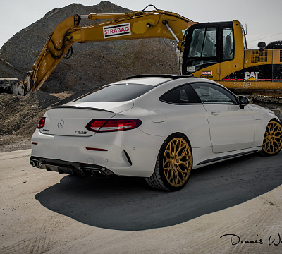 Фото дисков Vossen HF-2 на Mercedes-Benz C-Class (W205)