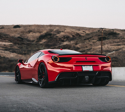 Фото дисков Brixton Forged PF5 на Ferrari 488