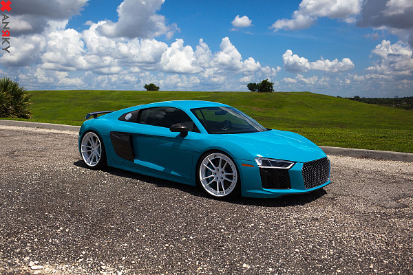 Фото дисков Anrky AN34 Белый сатин на Audi R8 (4S)