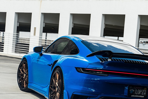 Фото дисков Anrky S3-X1 Сатиновая бронза на Porsche 911 VIII