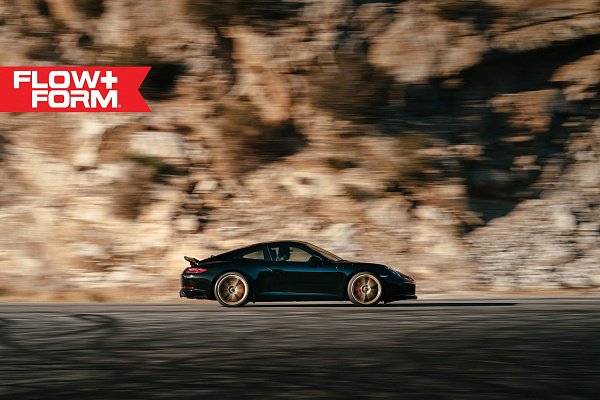 Фото дисков HRE FF04 Сатиновое золото на Porsche 911 VII
