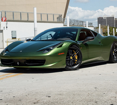 Фото дисков Anrky AN17 на Ferrari 458