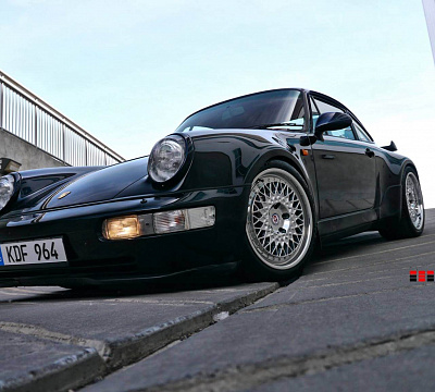 Фото дисков HRE 501 на Porsche 911 III