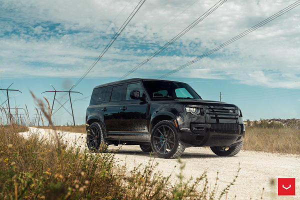 Фото дисков Vossen HF-3 Алмазная проточка на Land Rover Defender II