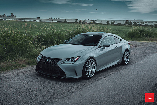 Фото дисков Vossen VFS-6 Серебро на Lexus RC
