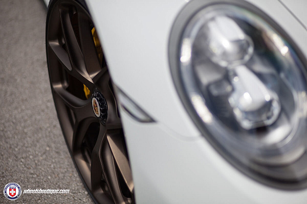 Фото дисков HRE P101 Сатиновая темная бронза на Porsche 911 VII
