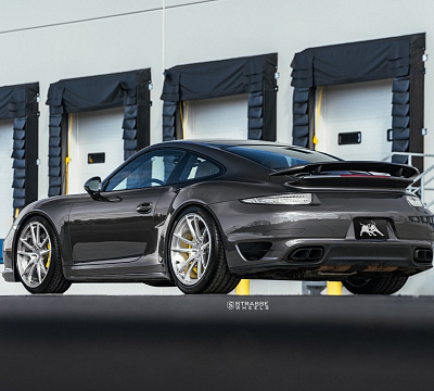 Фото дисков Strasse Wheels SV1 Deep Concave Monoblock на Porsche 911 VII
