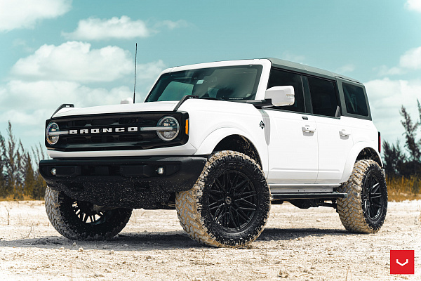 Фото дисков Vossen HF6-5 Черный сатин на Ford Bronco