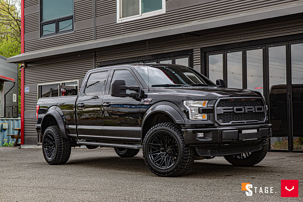 Фото дисков Vossen HF6-5 Черный глянец на Ford F-150 XIII
