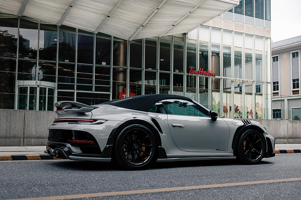 Фото дисков Brixton Forged R11-R Черный сатин на Porsche 911 VIII