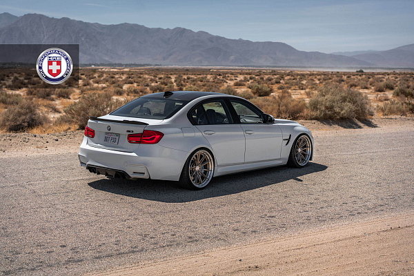 Фото дисков HRE S104SC Глянцевое темное золото на BMW 3/M3 (F3x/F80)