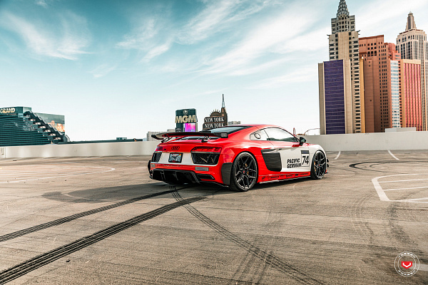 Фото дисков Vossen EVO-4R Черный сатин на Audi R8 (4S)