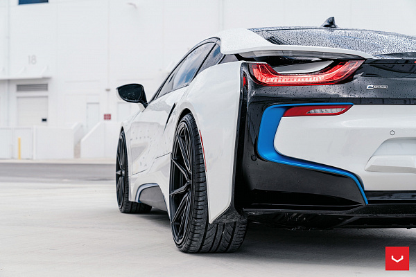 Фото дисков Vossen HF-3 Черный сатин на BMW i8