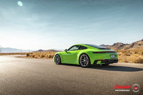 Фото дисков Vossen RS92 Полированный лак на Porsche 911 VIII