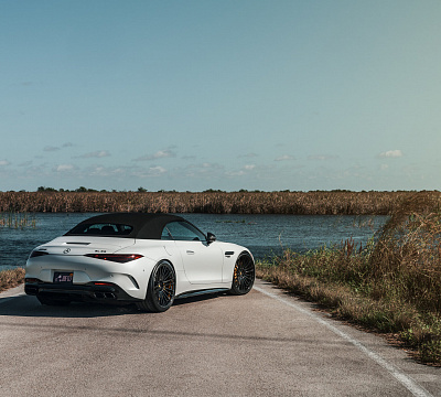 Фото дисков Vossen S17-04 на Mercedes-Benz SL (R232)