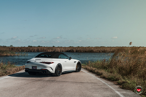 Фото дисков Vossen S17-04 Черный глянец на Mercedes-Benz SL (R232)