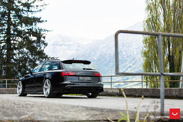 Фото дисков Vossen CV3 Серебро на Audi A/RS 6 (C7)