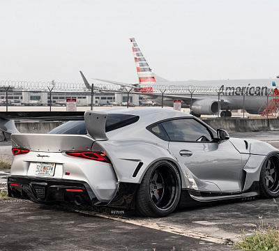 Фото дисков Strasse Wheels S6 Competition на Toyota Supra A90