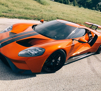 Фото дисков HRE S107 на Ford GT II