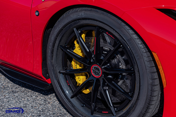 Фото дисков Brixton Forged R11-R Черный сатин на Ferrari F8