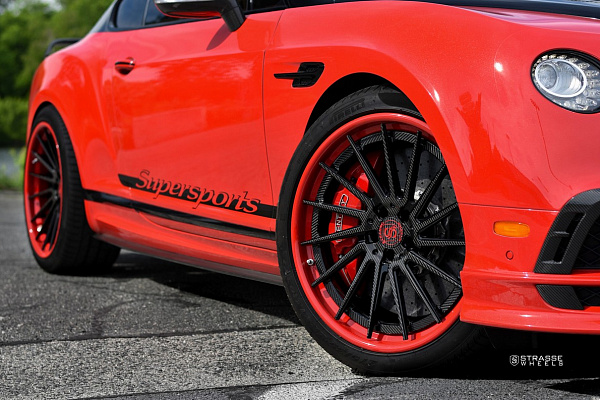 Фото дисков Strasse Wheels SV15T Deep Concave FS Другой цвет на Bentley Continental GT II