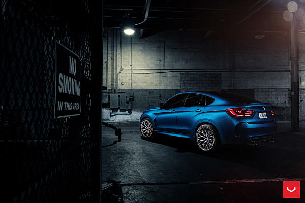 Фото дисков Vossen HF-2 Алмазная проточка на BMW X6/X6 M (F16/F86)