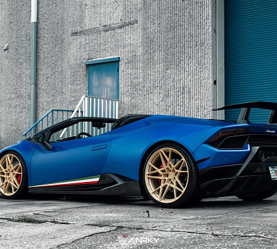 Фото дисков Anrky S1-X2 на Lamborghini Huracan