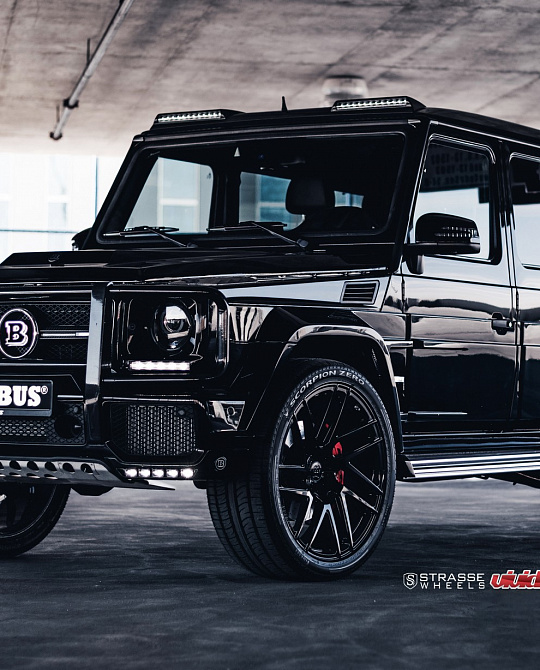 Фото дисков SM7T Deep Concave Monoblock Черный глянец на Mercedes-Benz G-Class II