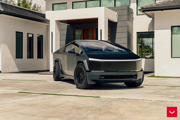 Фото дисков Vossen HFX-1 (6-Lug) Черный глянец на Tesla Cybertruck