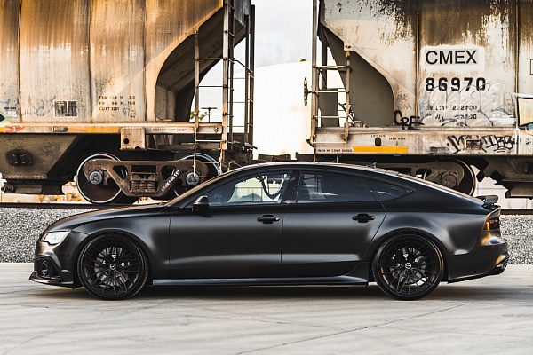 Фото дисков Brixton Forged VL4 Черный сатин на Audi A/RS 7 (4G)