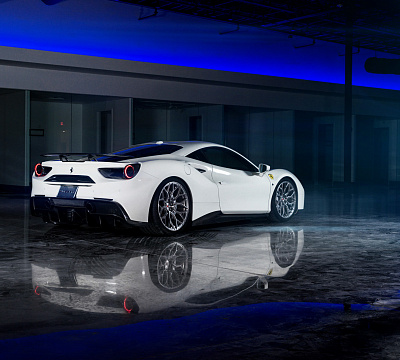 Фото дисков Vossen S17-01 на Ferrari 488
