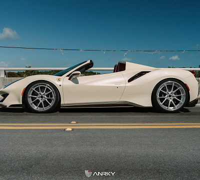 Фото дисков Anrky AN32 на Ferrari 488