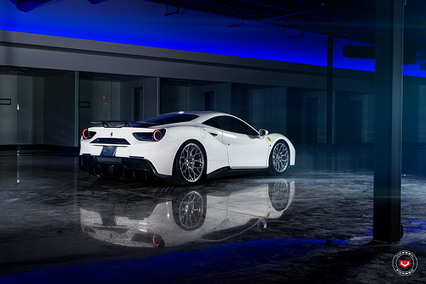 Фото дисков Vossen S17-01 Глянцевый тонированный лак на Ferrari 488
