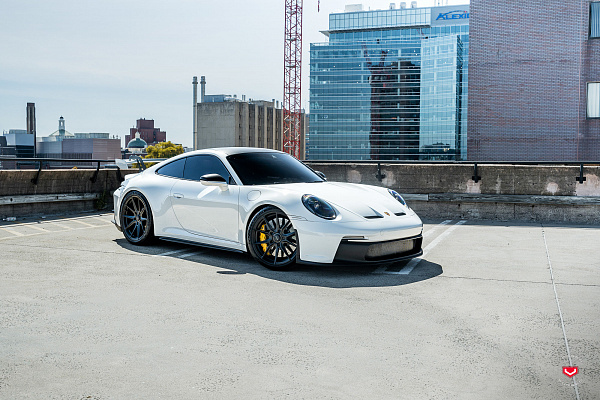 Фото дисков Vossen EVO-2 Черный сатин на Porsche 911 VIII