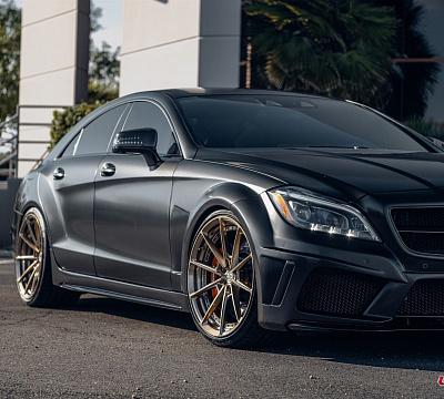 Фото дисков Anrky AN28 на Mercedes-Benz CLS (C218)