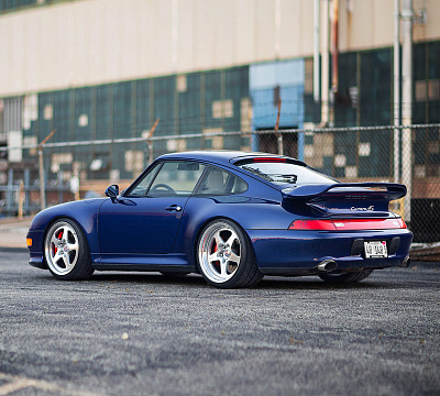 Фото дисков HRE 527 на Porsche 911 IV