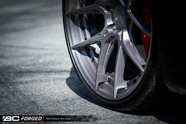 Фото дисков BC Forged HCA381 Глянцевый тонированный лак на Tesla Model S