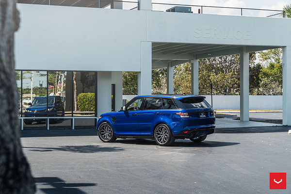 Фото дисков Vossen HF-2 Алмазная проточка на Range Rover Sport II