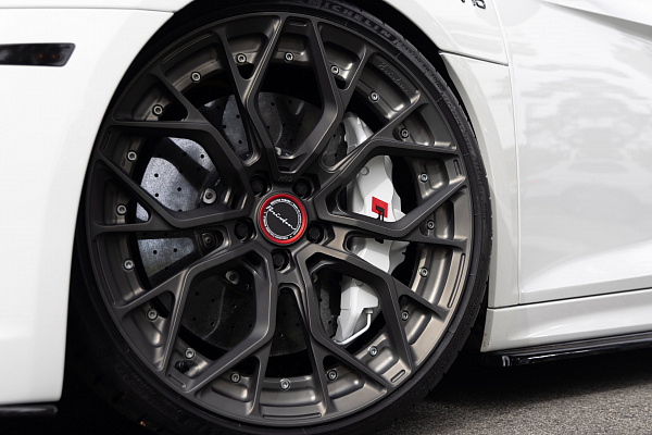 Фото дисков Brixton Forged PF10 Черный сатин на Audi R8 (4S)
