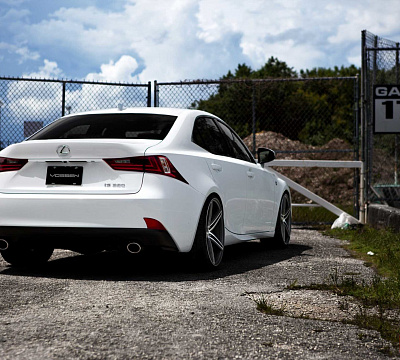 Фото дисков Vossen CV5 на Lexus IS II