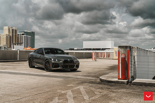 Фото дисков Vossen HF-7 Черный глянец на BMW 4/M4 (G22/G82)