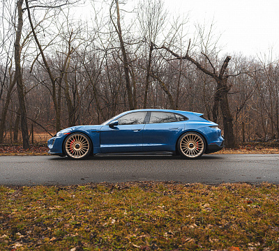 Фото дисков Vossen S17-13 на Porsche Taycan I