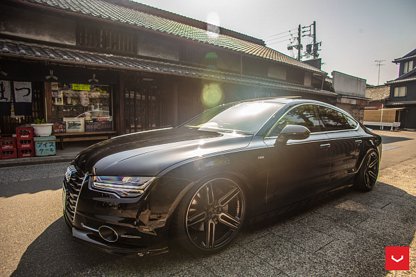 Фото дисков Vossen HF-1 Алмазная проточка на Audi A/RS 7 (4G)